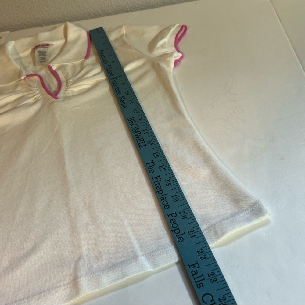 Guess Jeans White And Pink Short Sleeve Polo Size Medium - Picture 6 of 6
